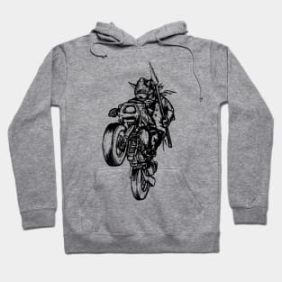 Rider in battle Hoodie